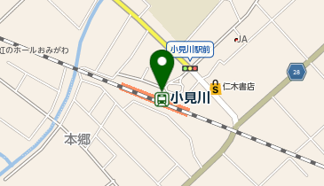 小見川 改札前 タクシー乗り場の地図画像