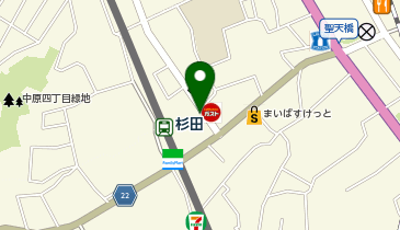 杉田(神奈川県) プララ杉田前 タクシー乗り場の地図画像