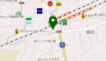 茅ヶ崎 南口 タクシー乗り場の地図画像