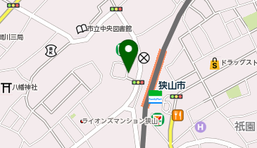 狭山市 西口 タクシー乗り場の地図画像