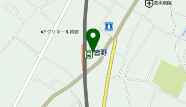 皆野 改札前 タクシー乗り場の地図画像