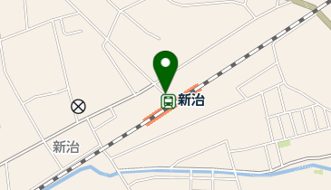 新治 改札前 タクシー乗り場の地図画像