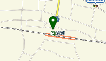 岩瀬 改札前 タクシー乗り場の地図画像