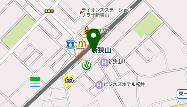 新狭山 南口 タクシー乗り場の地図画像