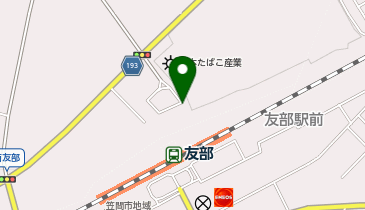 友部 北口1 タクシー乗り場の地図画像