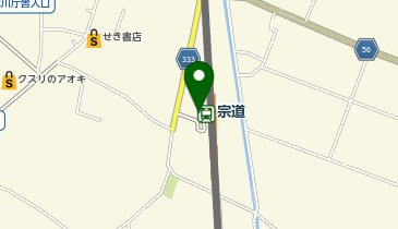 宗道 ロータリー前 タクシー乗り場の地図画像