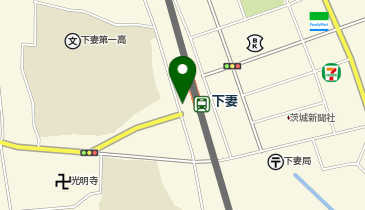 下妻 西口 タクシー乗り場の地図画像