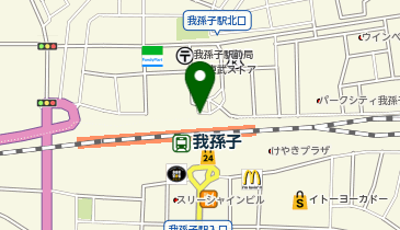 我孫子(千葉県) 北口 タクシー乗り場の地図画像