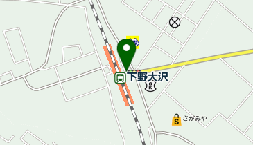 下野大沢 東口 タクシー乗り場の地図画像