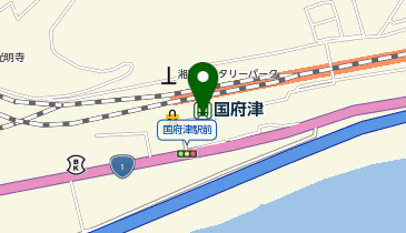 国府津 改札前 タクシー乗り場の地図画像