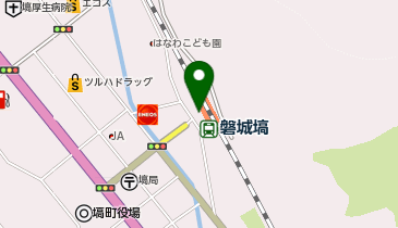 磐城塙 改札前 タクシー乗り場の地図画像