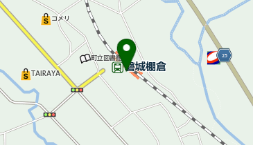 磐城棚倉 改札前 タクシー乗り場の地図画像