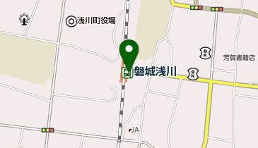 磐城浅川 改札前 タクシー乗り場の地図画像