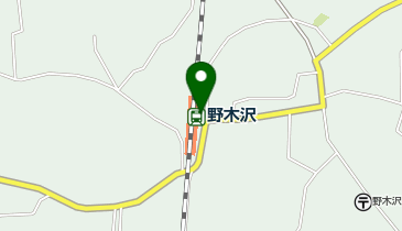 野木沢 改札前 タクシー乗り場の地図画像