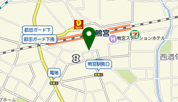 鴨宮 南口 タクシー乗り場の地図画像