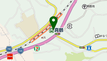 真鶴 改札前 タクシー乗り場の地図画像