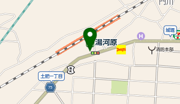 湯河原 改札前 タクシー乗り場の地図画像