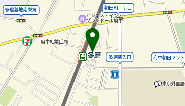 多磨 駅前ロータリー タクシー乗り場の地図画像