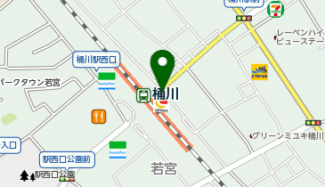 桶川 東口 タクシー乗り場の地図画像