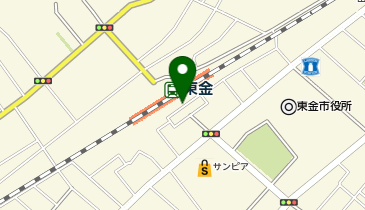 東金 東口 タクシー乗り場の地図画像