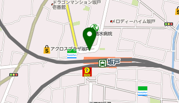 坂戸 北口 タクシー乗り場の地図画像