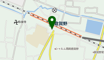 倉賀野 南口 タクシー乗り場の地図画像