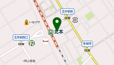 北本 東口 タクシー乗り場の地図画像