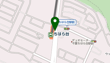 ちはら台 駅前ロータリー タクシー乗り場の地図画像