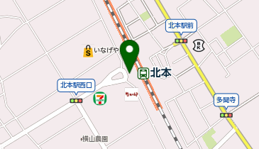 北本 西口 タクシー乗り場の地図画像