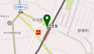 壬生 西口 タクシー乗り場の地図画像