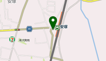 安塚 駅前ロータリー タクシー乗り場の地図画像