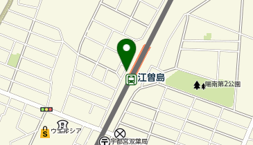 江曽島 西口 タクシー乗り場の地図画像