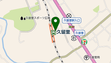 久留里  タクシー乗り場の地図画像