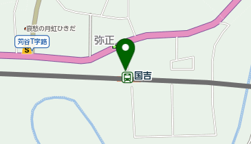 国吉 改札口 タクシー乗り場の地図画像