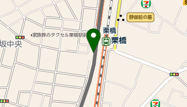 栗橋 西口 タクシー乗り場の地図画像