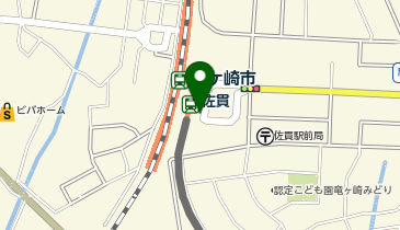 佐貫 東口 タクシー乗り場の地図画像