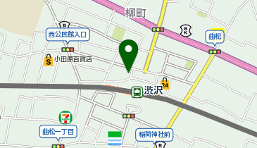 渋沢 北口 タクシー乗り場の地図画像