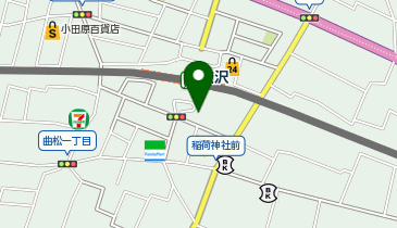 渋沢 南口 タクシー乗り場の地図画像