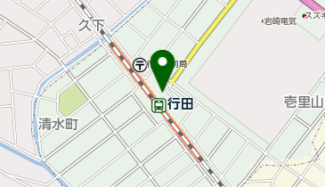 行田 東口 タクシー乗り場の地図画像