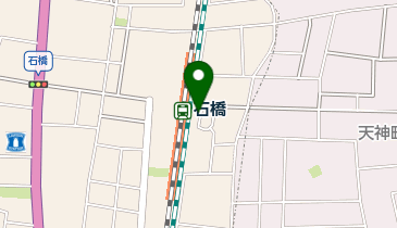 石橋(栃木県) 東口 タクシー乗り場の地図画像