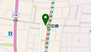 石橋(栃木県) 西口 タクシー乗り場の地図画像