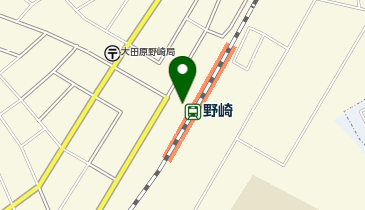 野崎(栃木県) 正面口 タクシー乗り場の地図画像