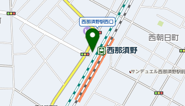 西那須野 西口 タクシー乗り場の地図画像