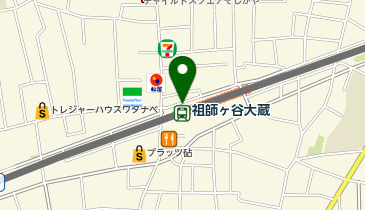 祖師ヶ谷大蔵 北口 タクシー乗り場の地図画像