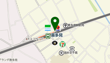 喜多見 北口(高架下) タクシー乗り場の地図画像