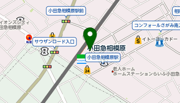 小田急相模原 南口 タクシー乗り場の地図画像
