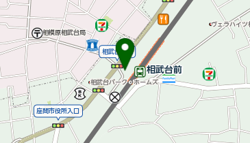 相武台前 北口 タクシー乗り場の地図画像