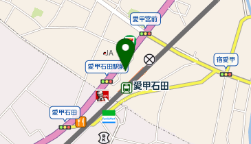 愛甲石田 北口 タクシー乗り場の地図画像