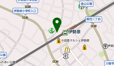 伊勢原 北口 タクシー乗り場の地図画像