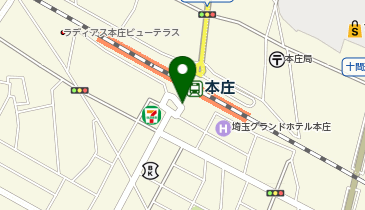 本庄 南口 タクシー乗り場の地図画像